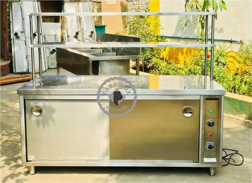 STAINLESS STEEL HOT CASE WITH CABINET