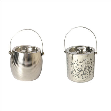Shine Silver Ice Bucket