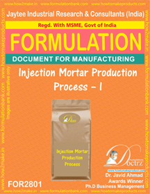 Injection Mortar Production Process A AcA A A A I