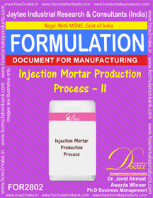 Injection Mortar Production Process A AcA A A A II