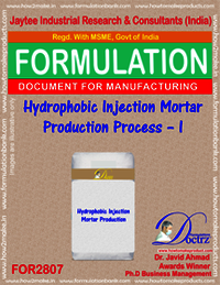 Hydrophobic Injection Mortar Production Process A A A Aca A A A A A A A  I