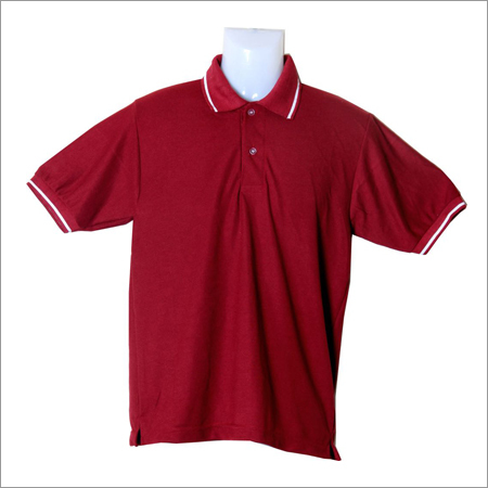 Cotton School Dark Red Collor T Shirts