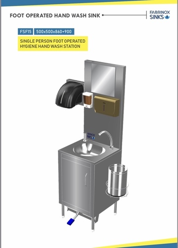 Stainless Steel Hand Wash Station Details Application: In Hotel And Restaurant