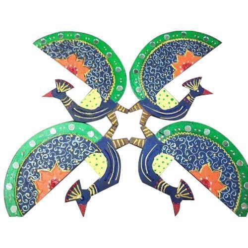 Peacock Wooden Rangoli