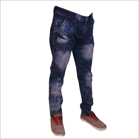 Brown Heal Wash Regular Fit Streachable Jeans