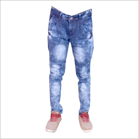 Light Blue Heal Wash Regular Fit Streachable Jeans