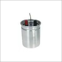 Joules Calorimeter - Copper And Aluminum Vessel 100x60mm, Silver Color With Recessed Plastic Lid And Built-in Heating Coil