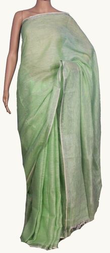 Plain Linen sarees