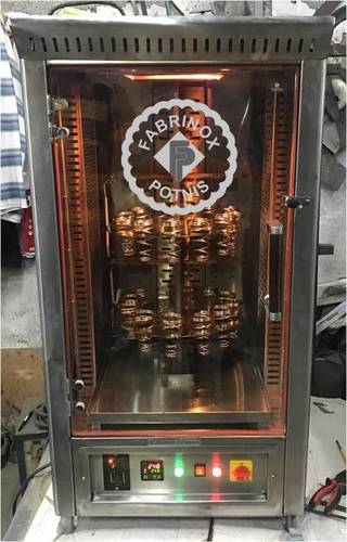 Semi Automatic Stainless Steel Cone Pizza Machine Vertical