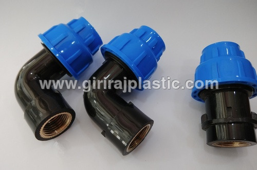 Black Pp Compression Fittings
