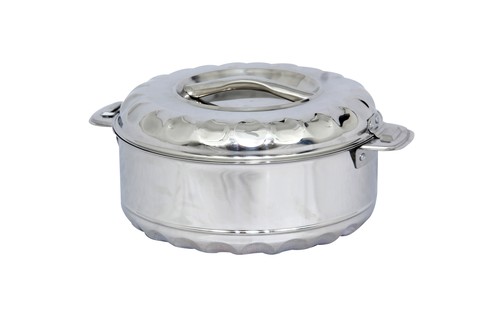 Silver Stainless Steel Casserole