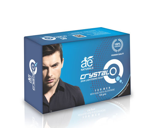 Crystal Q Skin Whitening Soap For Men With Kojic Acid And Glutathione