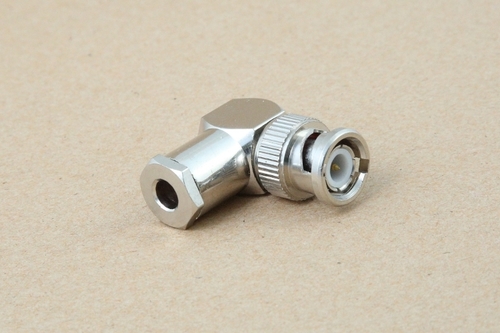 Bnc Male Right Angle Clamp Connector