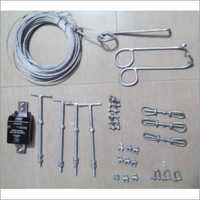 Lightning Protectors - 1m To 5m Stainless Steel & Copper | 42m To 107m Coverage, 2.4kg Weight, 20hz Frequency