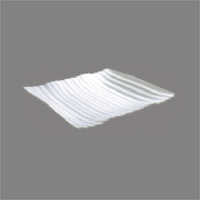 Smooth Glossy Square Platter 9.75" White