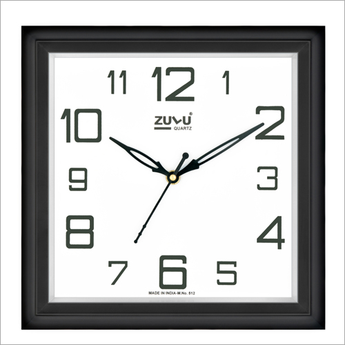 Wood Color Wall Clock - Plastic Construction, Unisex Design, Elegant Quartz Mechanism for Home & Office Decoration