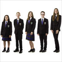 Secondary School Uniforms - Cotton Long Sleeve V Neck | Unisex, Customized Embroidered Logo, High School Uniform
