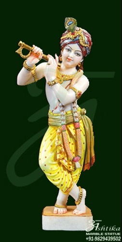 Marble Krishna Statue