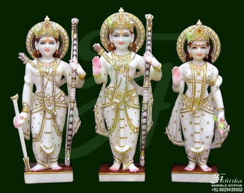 Marble Ram Darbar Murti