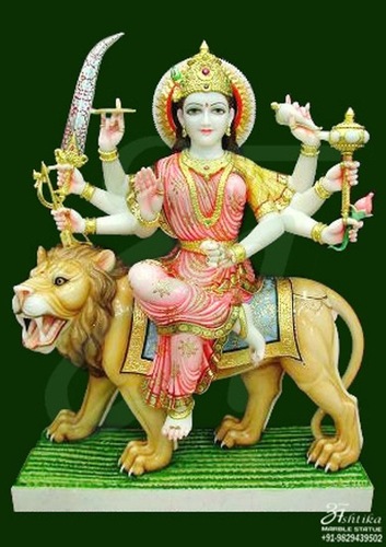 Marble Durga Murti