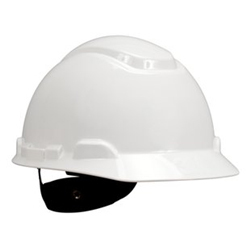 3M Hard Hat White 4-Point Ratchet Suspension