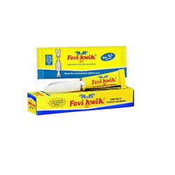 Fevi Kwik - Synthetic Resin, 5x2x1 cm, Yellow | Strong Bond, Quick Drying, Easy Application
