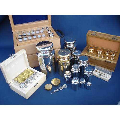 Silver Calibration Weight Sets