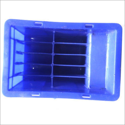 Blue Plastic Crate