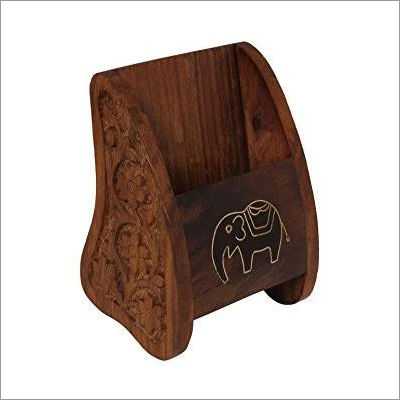 Wooden Card Rack