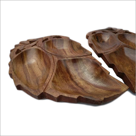 Wooden Leaf Tray