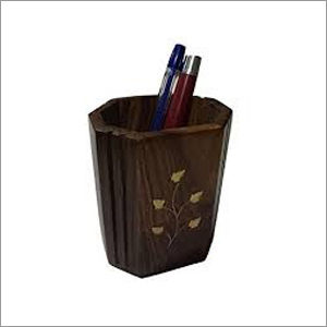 Wooden Pen Jar