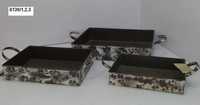 Greenish Brown Decorative Carving Planter