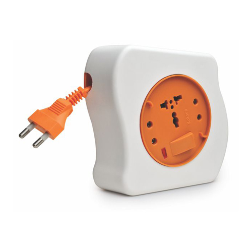 2 Pin 5 Mtr. Flex Box - Made with Premium Grade Raw Materials | Ideal for Long Extension Use with Multiple Sockets, Rated Voltage: 240V