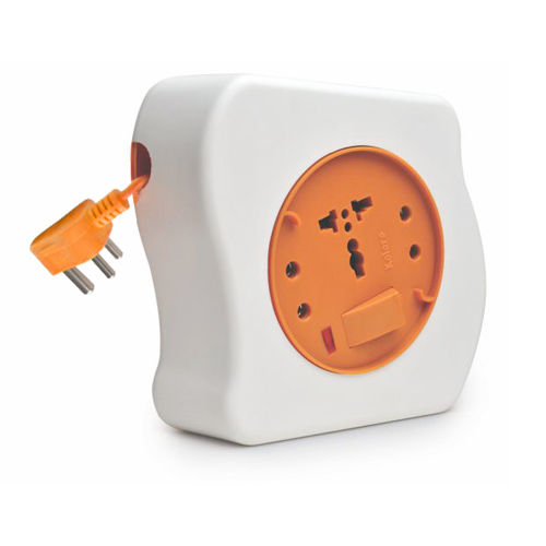 KREEM 3 PIN 4 MTR. FLEX BOX - Premium Grade Raw Material, 240v Rated Voltage, Long Extension for Multiple Sockets | Easy Installation, Long Lasting, Fine Finishing