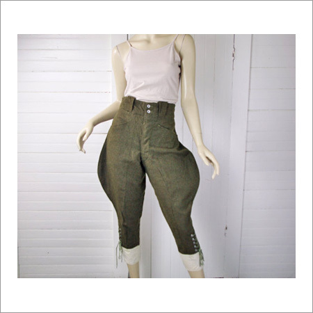 Girls Balloon Pant - Cotton Blend, Size M, Olive Green | Comfortable Fit, Durable Material, Stylish Design