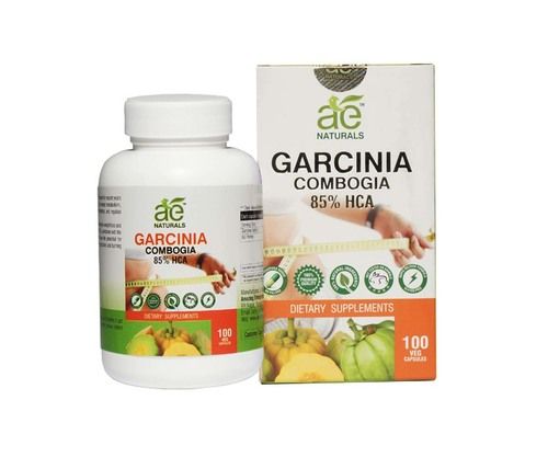 AE NATURALS Pure Organic Garcinia Capsules 85% HCA 800Mg 100 Veg Capsules