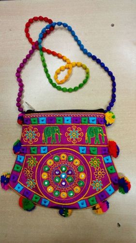 Handicraft ladies hand purse Gujarat