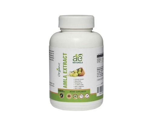 AE NATURALS Pure Organic Amla Extract 800Mg 100 Veg Capsules