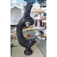 Bheslana Black Marble Fish Antique