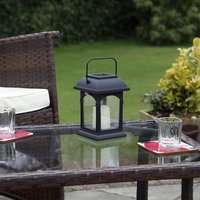 Garden Candle Lantern - Iron Material,  Decorative Rose Gold Finish | Elegant Outdoor Lighting Solution