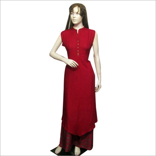 Ladies Kurti Palazzo Set