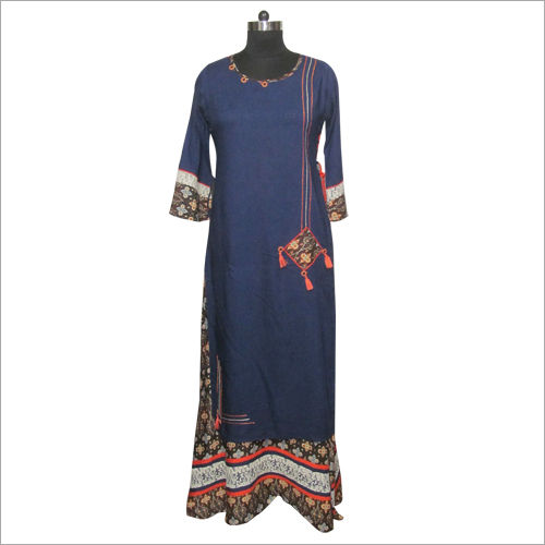 Trendy Kurti Palazzo Set Decoration Material: Beads