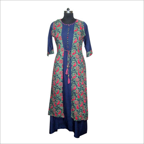 Printed Kurti Palazzo Set