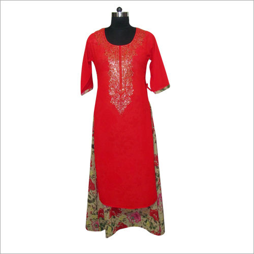 Straight Kurti Palazzo Set