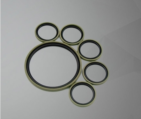 Black And  Grey Bronze Filled Ptfe Piston Seal