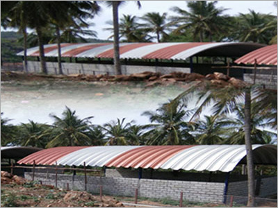 Ms Roofing Structure Size: Customized As Per The Order