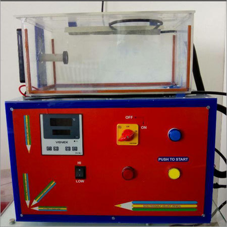 Velvet Pencil Making Machine - Steel, 60x40x30 Cm, 1 Hp Motor | High Efficiency, Low Maintenance, Durable Design, Precise Cutting