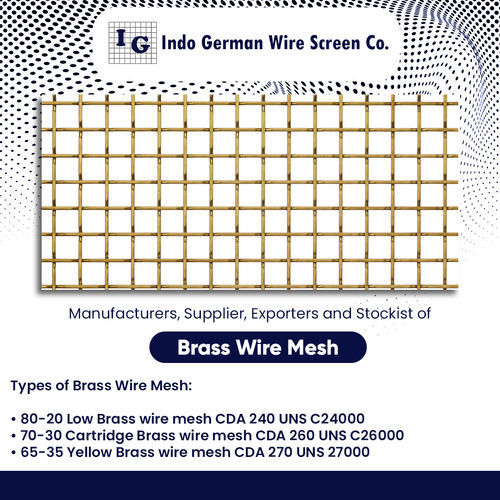 Brass Wire Mesh Manufacturer,Brass Wire Mesh Supplier,Exporter