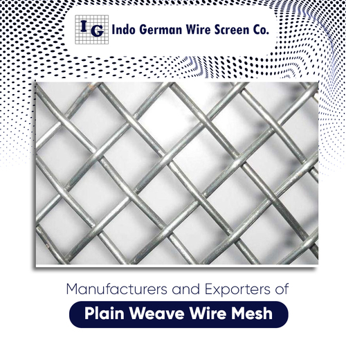 Silver Plain Weave Wire Mesh
