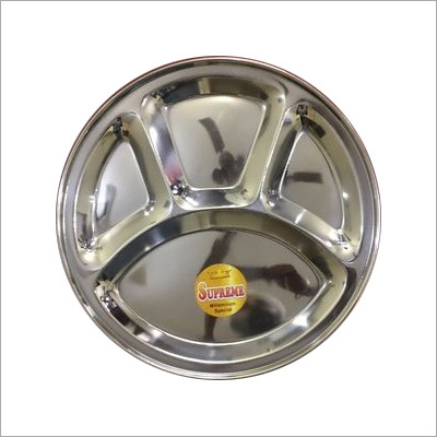 Stainless Steel Round Bhojan Thali Stainless Steel Round Bhojan Thali
